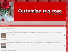 Tablet Screenshot of customizesuacasa.blogspot.com