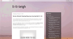 Desktop Screenshot of li-li-leigh.blogspot.com