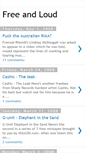 Mobile Screenshot of freeandloud.blogspot.com