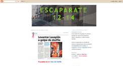 Desktop Screenshot of escaparate12-14.blogspot.com