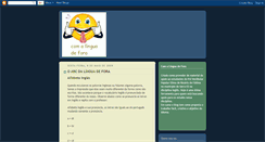 Desktop Screenshot of comalinguadefora.blogspot.com