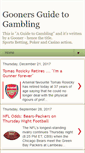 Mobile Screenshot of goonersguideblog.blogspot.com