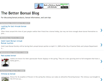 Tablet Screenshot of betterbonsai.blogspot.com