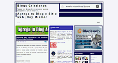 Desktop Screenshot of blogcristianos.blogspot.com