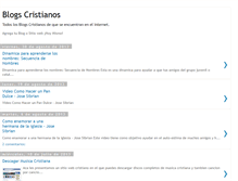 Tablet Screenshot of blogcristianos.blogspot.com
