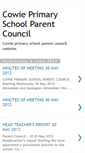 Mobile Screenshot of cowieparentcouncil.blogspot.com