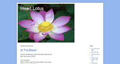 Desktop Screenshot of heartlotus.blogspot.com