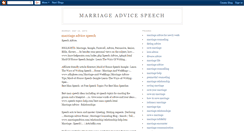 Desktop Screenshot of 84marriageadvicespeech.blogspot.com