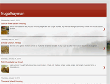 Tablet Screenshot of frugalhayman.blogspot.com