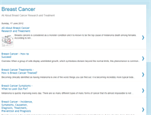 Tablet Screenshot of breascancer.blogspot.com