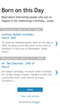 Mobile Screenshot of bornonthisday.blogspot.com