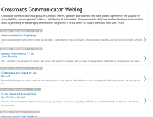 Tablet Screenshot of crossroadscommunicators.blogspot.com