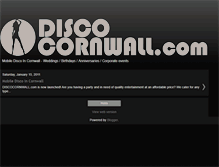 Tablet Screenshot of discocornwall.blogspot.com