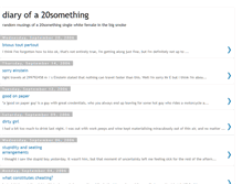 Tablet Screenshot of diaryofa20something.blogspot.com