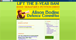 Desktop Screenshot of alisonbodine.blogspot.com