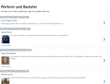Tablet Screenshot of bastelrausch.blogspot.com
