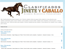 Tablet Screenshot of clasificadosjineteycaballo.blogspot.com