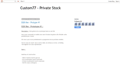 Desktop Screenshot of custom77-private-stock.blogspot.com