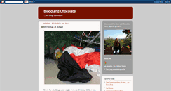 Desktop Screenshot of blood-chocolate.blogspot.com