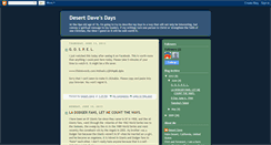 Desktop Screenshot of desertdavesdays.blogspot.com
