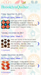 Mobile Screenshot of brooklynquilter.blogspot.com