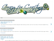 Tablet Screenshot of crazy4crafting.blogspot.com