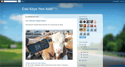 Desktop Screenshot of eskikoyeyeniadet.blogspot.com
