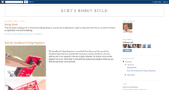 Desktop Screenshot of kurtsrobotbuild.blogspot.com