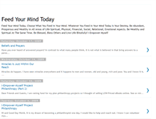 Tablet Screenshot of feed-your-mind-today.blogspot.com