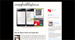 Desktop Screenshot of creepfestblogtours.blogspot.com