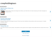 Tablet Screenshot of creepfestblogtours.blogspot.com