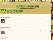 Tablet Screenshot of greenwallaz.blogspot.com