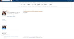 Desktop Screenshot of conservativetruthtellers.blogspot.com