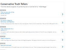Tablet Screenshot of conservativetruthtellers.blogspot.com