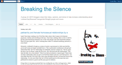 Desktop Screenshot of lgbtvoices.blogspot.com