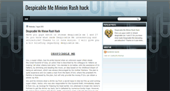 Desktop Screenshot of despicablemerushhack.blogspot.com