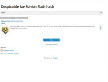 Tablet Screenshot of despicablemerushhack.blogspot.com