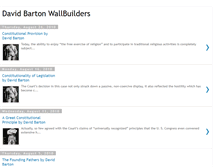 Tablet Screenshot of davidbartonwallbuilders.blogspot.com