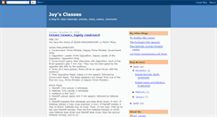 Desktop Screenshot of jayclasses.blogspot.com