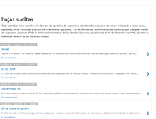 Tablet Screenshot of hojasueltas.blogspot.com