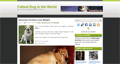 Desktop Screenshot of fattestdogintheworld.blogspot.com