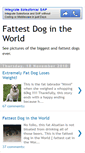 Mobile Screenshot of fattestdogintheworld.blogspot.com