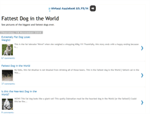 Tablet Screenshot of fattestdogintheworld.blogspot.com