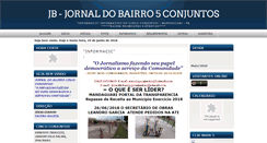 Desktop Screenshot of jornaldobairro5conjuntos.blogspot.com