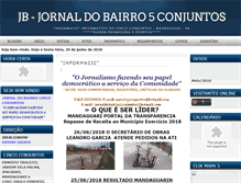 Tablet Screenshot of jornaldobairro5conjuntos.blogspot.com