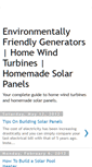 Mobile Screenshot of environmentallyfriendlygenerators.blogspot.com