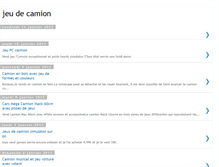 Tablet Screenshot of jeudecamion-42.blogspot.com