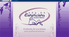 Desktop Screenshot of casadaesteticista.blogspot.com