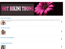 Tablet Screenshot of hot-bikini-thong.blogspot.com