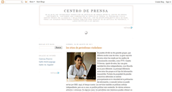 Desktop Screenshot of centro-prensa.blogspot.com